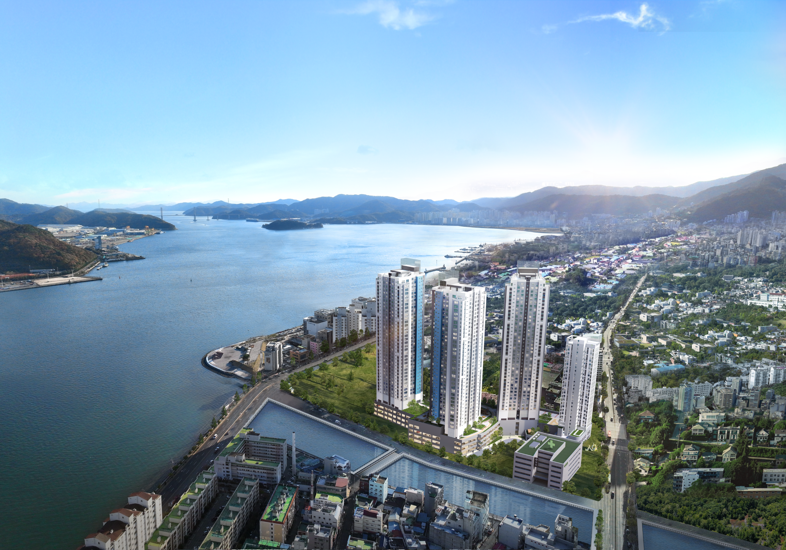 마산 코오롱 하늘채 스카이뷰 메인 조감도